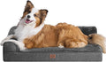 EHEYCIGA Memory Foam Dog Bed XLarge Sized Dogs, Extra Large Dog Bed Orthopedic with Washable Removable Cover, Waterproof XL Pet Bed Couch for Crate, 41x27x6 Inches, Dark Grey