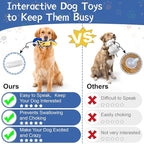 Squeaky Parrot Dog Toy with Rope Wings, Tug of War & Chew Interactive Plush Bird Toy for Small Medium Dogs, Indoor Puppy Play