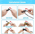 Flirt Pole for Dogs, Retractable Teasing Stick with Lure, Interactive Dog Toy for Outdoor Training Play Exercise, Flirt Stick for Puppy Small Medium Dogs