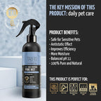 Clear Eyes Solution Set 6in1 Multi-Functional Pure Mist and Stainless Look Clay Mask - Tear Stain Remover, Eye Cleaner - Eye Care Ear Care Grooming Treatment for All Dogs and Cats Eyes