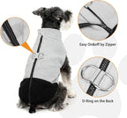 KOOLTAIL Dog Fleece Vest Sweater, Zip Up Step-in Pullover Warm Puppy Jacket with Dual Leash D-Ring for Small Medium Dogs, Cozy Soft Pet Winter Cold Weather Coats Fall Clothes Hoodie Boy Girl, Black M