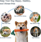 2ME 5 PCS Carrot Dog Rope Toys for Dogs, Durable Chew Toys for Aggressive Chewers, Entertainment & Interaction, Teeth Cleaning and Chewing, All-Cotton