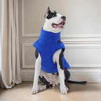 Kuoser Winter Dog Coat for Medium Dogs, Cold Weather Jacket & Vest for French Bulldog, Boston Terrier, Blue M