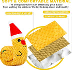 Christmas Deer Dog Toys - Plush Snuffle & Squeaky Toys for Puppy Teething & Small, Medium, Large Dogs