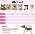 Queenmore Cold Weather Dog Coats Loft Reversible Winter Fleece Dog Vest Waterproof Pet Jacket Available in Extra Small, Small, Medium, Large Extra Large Sizes