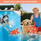 Dog Soccer Ball with Straps, Soccer Ball for Dogs, Outdoor Dog Toys, Dog Birthday Gift for Medium Large Dogs, 8 Inch