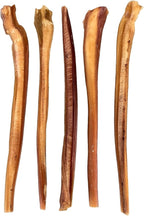 Wild Wolf 12-inch Half-Cut Bully Sticks (1 Pound) 100% Natural and Full of Nutrients - Best for Small to Medium Dogs - Natural Toothbrush - Approximately 12 Sticks - Packed with Love in The USA