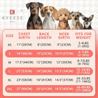 KYEESE Dog Sweater, X-Large (19-27lbs), 3# Green, High-Density Acrylic, Turtle Neck, Color Block, Medium Breeds, Fall Winter Dog Clothes