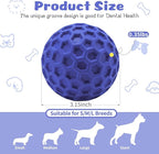 HIPPIH Indestructible Squeaky Dog Toys, Interactive Dog Balls 2 Pack, Chew Toys for Aggressive Chewers, Natural Rubber Puppy Toy for Large/Medium Dogs, Tough Puppy Teething Toy, Relieve Anxiety