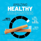 Sitka Farms Bully Sticks XL 6 inch Premium - 22 Count - Single Ingredient Treat for Small, Medium Dogs, Aggressive Chewers for Puppies - Natural Grass Fed High Protein Long Lasting Treats