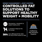 Go! Solutions Weight Management + Joint Care, Grain-Free Dry Dog Food, Chicken Adult and Senior Recipe, 12 lb Bag