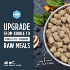 Instinct Freeze Dried Raw Meals, Natural Dry Dog Food, Grain Free - Wild Caught Pollock, 24 oz. Bag