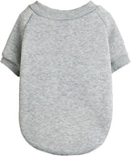 Puppy Sweater for Small Dogs Clothes Warm Winter Cat Clothe Pet Sweatshirt Knitwear Doggie Kitten Clothing, Grey, XX-Small
