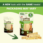 EcoKind Premium Gold Yak Cheese Himalayan Dog Chews, Healthy Dog Treats for Small Dogs, All Natural, High Protein Dog Chew, Bacon, Small - 16 Chews
