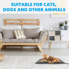 PETNF Outdoor Heated Pet Bed with Waterproof Cover,Pet Heating Pads for Dog,Soft Electric Blanket Auto Temperature Control,Heating Mat for Dog House Cabin Cot Doorway,Rescue Cats