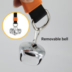 SVD.PET [2-Pack Puppy Bell Doorbells, Dog Bells for Potty Training, Attach to doorknob or Anywhere Near The Door, Length and Height Adjustable (White)