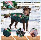 Winter Dog Coat,Large Dog Jacket,Waterproof Pet Jacket with Back Zipper,Pet Coat with Harness Built in,Warm Dogs Coat with Fleece Lined,Snow Jacket Clothes French Bulldog Shiba Inu,L
