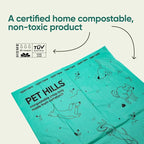 Heavy Duty Compostable Dog Poop Bags – 270 Count, 25% Thicker, Leakproof & Unscented Refills, Fits All Dispensers, Plant-Based, TÜV OK Compost HOME Certified