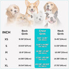 EMUST Dog Snow Jacket, Sweater for Dogs, Windproof Waterproof Fleece Lining Extra Warm Coats for Dogs, Grey, M