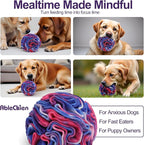 Snuffle Ball for Dogs, Sniffle Interactive Treat Toy, Washable Puppy Treat Toy, Foraging Puzzle Ball Toy, Mind Games for Dogs, Enrichment Dog Toys