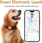 Automatic Dog Feeder for Large Dogs, 14L Capacity, 2.4G WiFi App Control, Dual Power Supply, Stainless Steel Bowl, and Molly&Cody GPS + Bluetooth Pet Tracker for Cats & Dogs – Real-Time Tracking Bundl