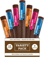 etta says! Deluxe Crunchy Dog Chews 7” Variety - All Natural, Long-Lasting Chews - Made in the USA (12 Count Pack of 1)