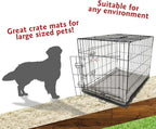 Majestic Pet Orthopedic Memory Foam Dog Crate Mat - Plush Pet Bed Pad for Crates & Kennels | USA Crafted | 42"x26" Villa Vintage