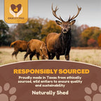 WhiteTail Naturals | Deer Antlers for Extra Large Dogs - (Jumbo-XXL) - Naturally Shed, Long Lasting Chew Bone for Aggressive Chewers