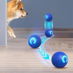 Orange and Blue Dog Toy Ball, Vibrating and Automatic Moving,Vibrating Ball for Dogs, Automatic Moving Toy, Shaky Dog for/Small/Medium/Large Dogs ﻿
