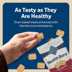 Blue Buffalo Health Bars Crunchy Dog Biscuits, Oven-Baked With Natural Ingredients, Beef, 16-oz Bag