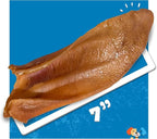 Jack&Pup Natural Half Pig Ears for Dogs Large, Pigs Ears for Dogs - Premium Dog Ear Treat - Dog Chew Treats for Large and Small Breeds (5 Pack)