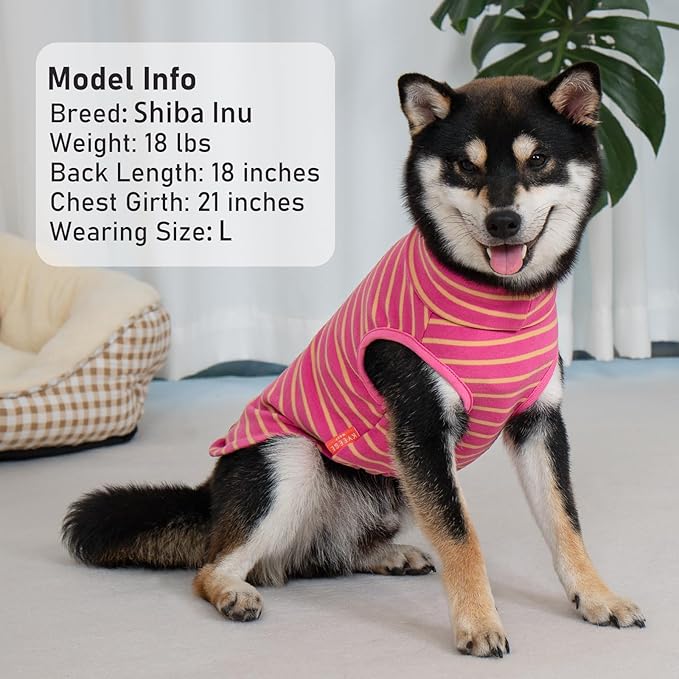 KYEESE 2Pack Dog Sweater Soft Dogs Clothes Stretchy Pets Sweatshirt Warm Pets Coats Pullover Dog Sweaters for Medium Dogs Girl
