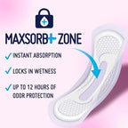 Prevail - Incontinence Bladder Control Pads for Women - Moderate Absorbency - Long Length - 144 Count (9 packs of 16)