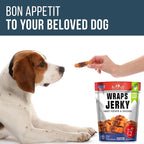 Dog Treats Sweet Potato Jerky Chicken Wraps 24 oz - Human Grade - Grain Free Organic Meat - All Natural High Protein Dried Strips - Best Chews for Small & Large Dogs - Bulk Soft Pack Made for USA