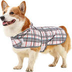Dog Raincoat Hooded,Waterproof Rain Coat for Dogs with Adjustable Belly Strap,Reflective Strips, Lightweight Slicker Poncho Rain Jacket for Small Medium Large Dogs