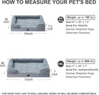 WNPETHOME Human Dog Beds for People Adults, Washable Faux Fur Nap Bed Adult Oval for People, Calming Human Size Giant Dog Bed Fits Pet Families with Storage Pocket Grey