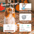 Interactive Dog Balls, Smart Dog Toys, 4 Movement Modes, Durable TPU Squeezably Elastomeric Material, Motion Activated Automatic Moving Rolling Ball for Dogs 20-60 lbs