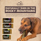 peaksNpaws Premium All-Natural Grade A Split Elk Antlers for Dogs – Naturally Shed in The Rocky Mountains – No Additives, No Preservatives - Healthy and Delicious Treat - Made in USA - M/L Split