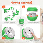 Interactive Dog Toys Rolling Ball for Puppy/Small Dogs,Peppy Pet Ball for Dogs,Motion Activate,Automatic Moving Dog Toy,USB Rechargeable