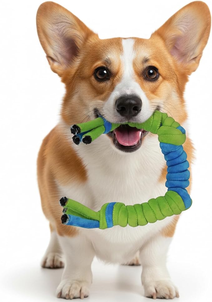 My Pet & Me – Durable Rope Dog Toy for Chewing, Tug of War, and Interactive Play – Perfect for Puppies and Active Dogs (21.6 Inch, 4-Knot Dog Rope Toy)