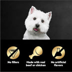 Cesar Filets in Gravy Wet Dog Food Filet Mignon Flavor, Rotisserie Chicken Flavor, and Wood-Grilled Chicken Flavor Variety Pack, 1.76 oz. Mini-Pouches (40 Count, Pack of 1)