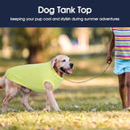IECOii 2 Pack Great Dane Dog T Shirts | Comfortable Fabric Vest for Dogs with Sensitive Skin - Durable Fit - Spring, Summer, Fall Wear for Giant Breed, Pink+Green,5XL