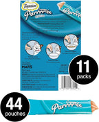 Temptations Creamy Puree Squeezable Lickable Wet Cat Treats with Tuna, 0.42 oz. Tubes, 4 Count, Pack of 11 (44 Total)
