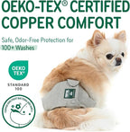 PAWPANG Copper Fit Mate Washable Male Dog Belly Band Kit – 1 Reusable Male Wrap with 15 Dog Diaper Liners, Ideal for Senior Dogs, Incontinence, and Marking, XS