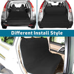 Veckle Cargo Liner, Cargo Liner for Dog, Large Size Pet Cargo Cover Trunk Mat Waterproof Scratchproof Dog Seat Cover for SUVs Sedans Vans, Black