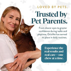Bundle Eye Supplements for Dogs & Cats | Vision Chews with Omega-3 for All Ages - Includes 15 Chicken Liver Flavored Chews & Pet Eye Drops, 16 mL | Antioxidants & 2% NAC for Cataracts