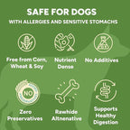 Gaines Family Farmstead Sweet Potato Chews for Dogs - 8 oz Bag, Single Ingredient, Dehydeated Sweet Potato Dog Treats, High Fiber, Grain-Free, Rawhide Alternative, Vitamin-Rich, Made in USA