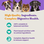Halo Holistic Vegan Dog Food, Plant-Based Recipe with Kelp, Dry Dog Food, Complete Digestive Health, Kibble for Adult Dogs, 10 lb Bag