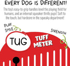 Jolly Pets Jolly Tug-a-Mal Crab Tug/Squeak Toy, Small