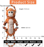Dog Tug Toys, Stuffed Animal Dog Chew Toy, Cute Puppy Squeaky Dogs Plush Toys with Crinkle Paper for Small, Middle, Large Breed
